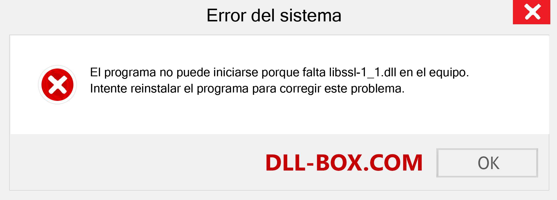 ¿Falta el archivo libssl-1_1.dll ?. Descargar para Windows 7, 8, 10 - Corregir libssl-1_1 dll Missing Error en Windows, fotos, imágenes